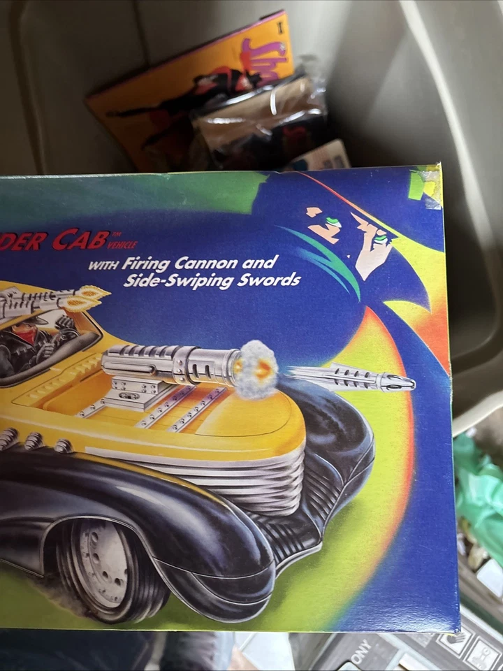 NEW Kenner 1994 The Shadow Nightmist Cycle Vehicle And Thunder Cab Vehicle - image 4 of 4