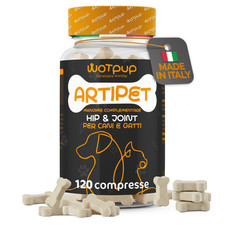Integratore Articolazioni Cani,Gatti | ARTIPET, 120 cpr, Condroitina,Glucosamin