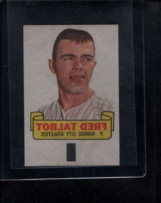1966 Topps Rub-Offs #91 Fred Talbot   EXMT/EXMT+ X2906505