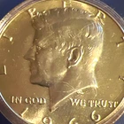 1966 Kennedy Half Dollar 50C SMS Mint 40% Silver proof like