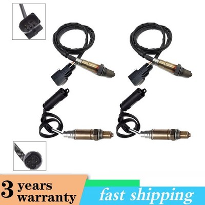 Set of 4 Up+Downstream Oxygen Sensor For BMW X5 2004 2005 2006 4.4L 4.8L V8