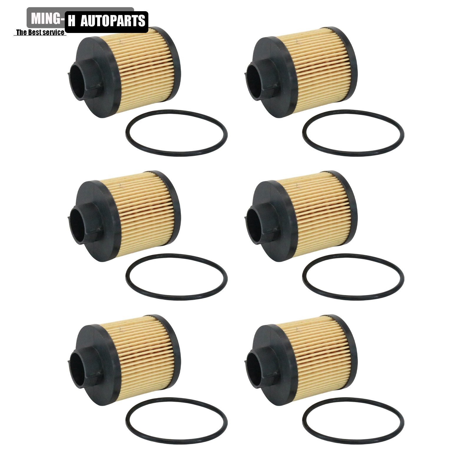 6X 07L115561C Oil Filter Fits 2004-2008 Lamborghini Gallardo USA