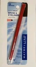 Maybelline Brow & Eyeliner Pencil ExpertWear 152 Dark Brown NOS New Expert Wear