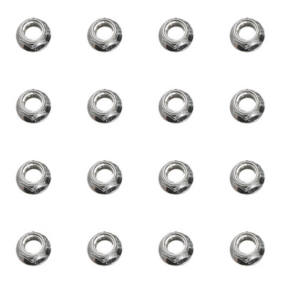 16PK Tusk 645-07013755-f59ddf-16X Flnge Lock Lug Nut 10mmx1.25mm Thrd Pitch