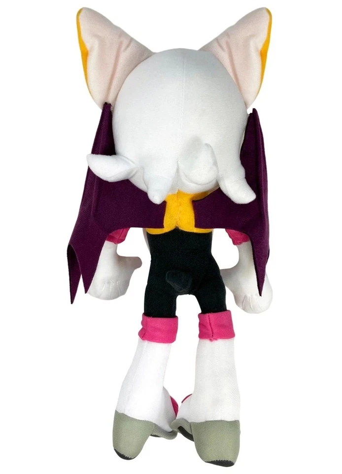 Peluche con licencia oficial Sonic Hedgehog Rouge The Bat 8,5" Sega auténtico Foto 2 de 4