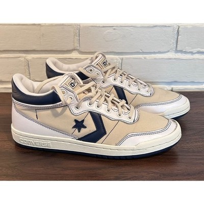 Converse Fastbreak Pro Mid Egret Navy Gold Rose A01703C Mens 6.5 Womens 8 Skater