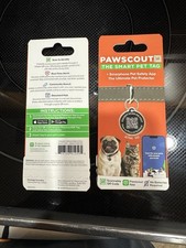 Pawscout Smarter Pet Tag GPS Tracker with App for Dog and Cat