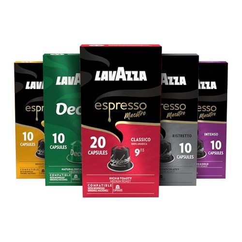 Lavazza Espresso Variety Pack of Aluminum  Assorted Flavor Names , Sizes 