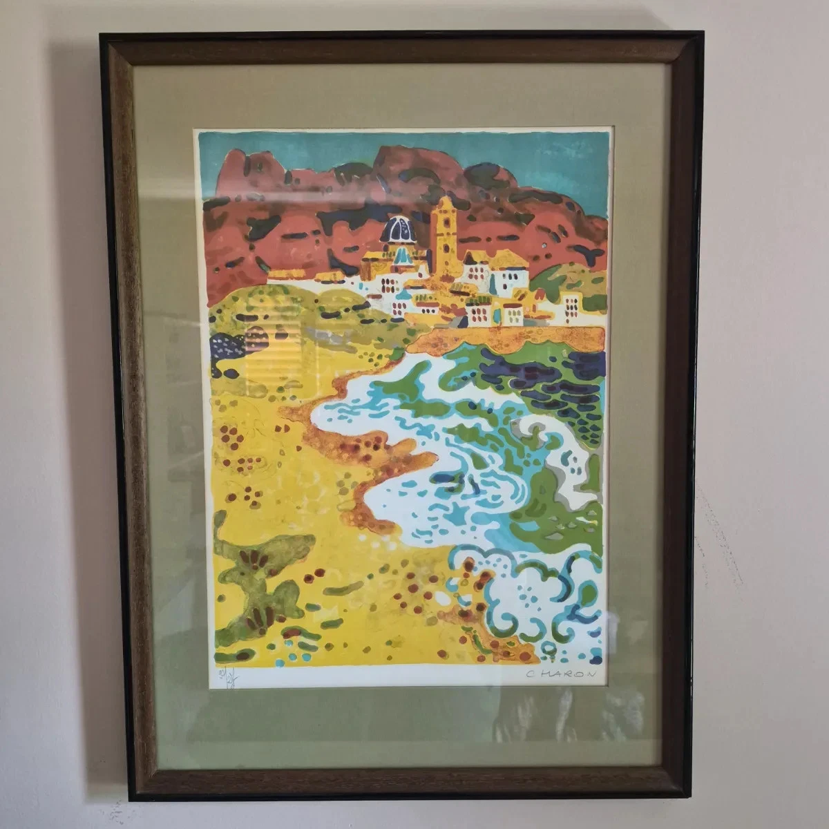 签名风景艺术版画| eBay