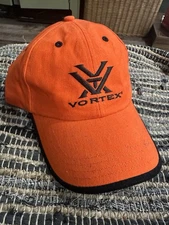 Vortex Optics Orange Hunting Baseball Hat Cap Hook and Loop Adjustable Strap