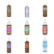Hi-Tack Glue Very Sticky - All Purpose PVA - Fabric Glue - Stiffener - Fray Stop