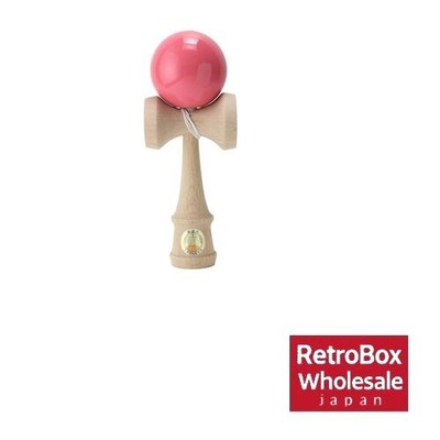 Ozora Kendama JKA-zertifizierte einfarbige rosa Farbe [Langs Japan]