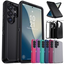 For Samsung Galaxy S25 Ultra Edge S24 S23 S22 S21 FE S20 Shockproof Case Cover