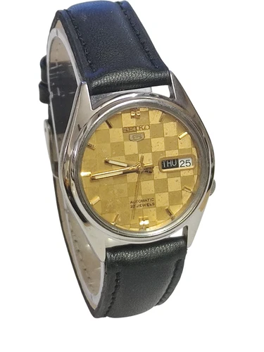 Vintage Seiko Automatic Date Day Dial Wrist Watch  SR271