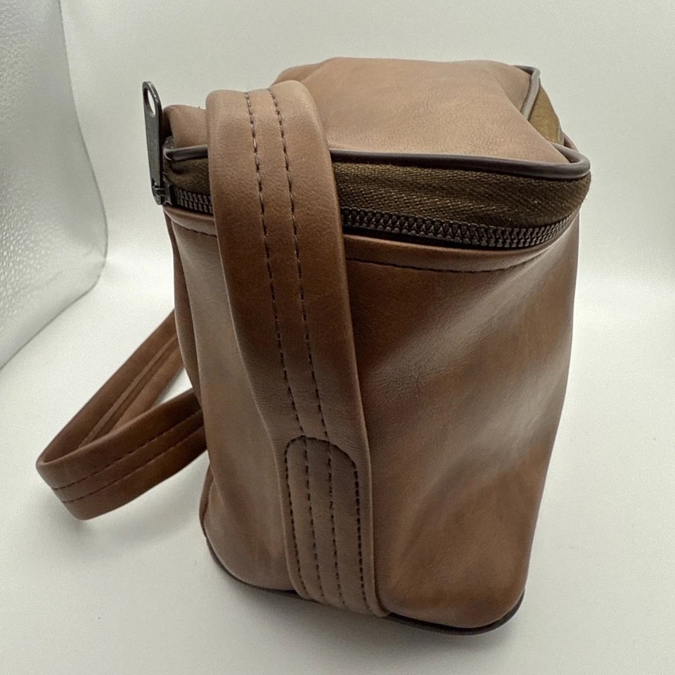 Polaroid instant camera strap clean Brown FAUX LEATHER Retro - Image 3 of 4