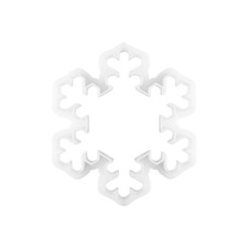 Exquisite Snowflake Mold Craft Cake Chocolate Clay Decorating Family Home Gift