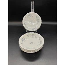 Johann Haviland Blue Garland Set of 4 Fruit Bowls 5" Bavaria Germany