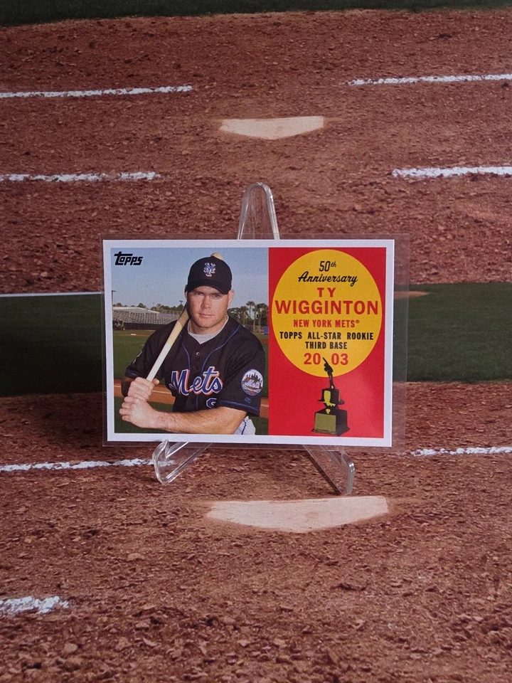 2008 Topps 50th Anniversary All-Star Rookie Ty Wigginton #AR89 New York Mets  - Image 2 of 4