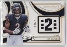 2024 Panini Immaculate Immaculate Numbers Memorabilia /88 DJ Moore #INM-DJM