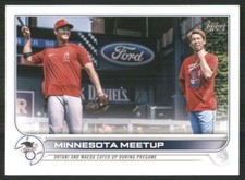 2022 Topps #122 Minnesota Meetup/Shohei Ohtani/Kenta Maeda 44567