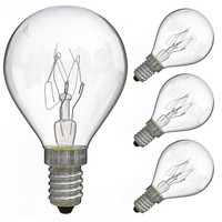Backofenlampe E14 25W HitzebestäNdig Bis 300 °C (2400K Warmweiß 180Lm), 4 StüCk