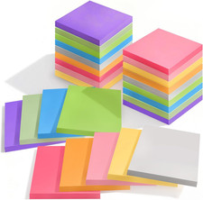 27 Pack of 3X3 Inch Sticky Notes Self-Stick Memo Pads - 1620 Sheets in Total Gr