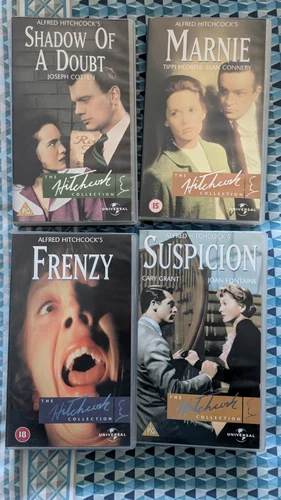 8 Alfred Hitchcock Classic Vhs Videos