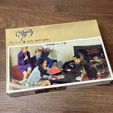 Rare 1969 What's Up The First Party Word Board Game Selchow & Righter New