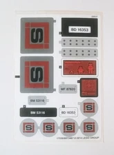 LEGO 79116 Big Rig Snow Getaway Original Sticker Sheet - Authentic Decals