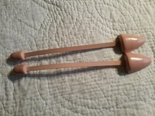 Vintage Women's Pink Shoe Shapers Wood Metal 11.5" XLNT