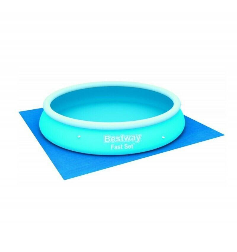 Tapiz De Suelo Protector 396X396Cm Para Piscina Con Diámetro 366Cm Bestway 58002