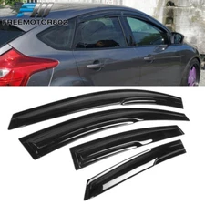 Fits 12-18 Ford Focus MUG Style Window Visors Rain Sun Guard Deflector