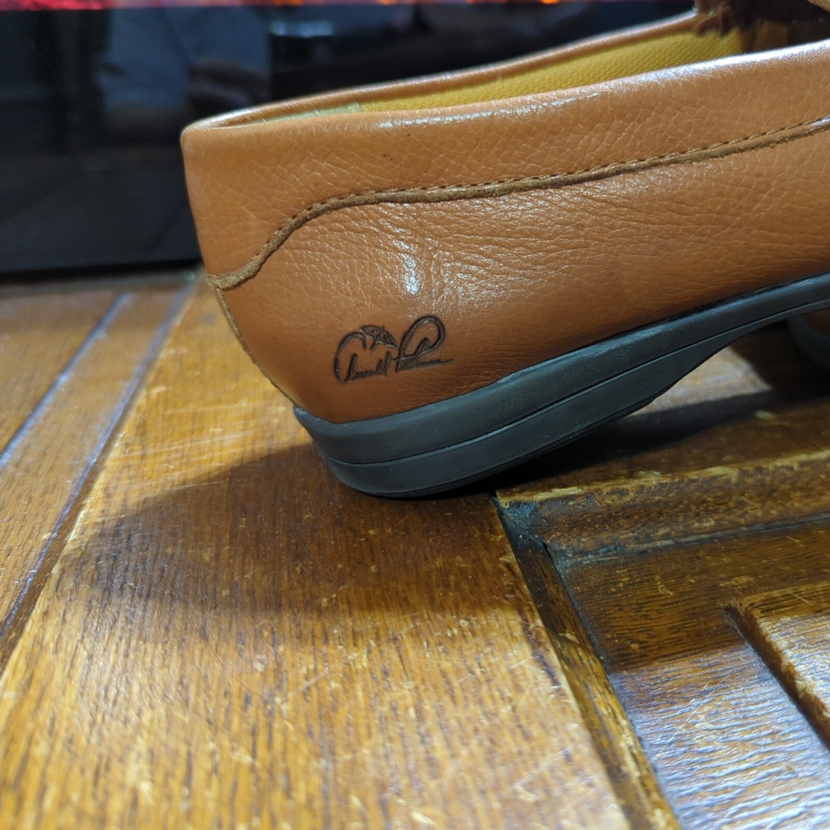 Arnold Palmer Comfort Classics Brown Leather Loafers Arnold Palmer Comfort Classics Augusta Mens Brown Leather  main image 2