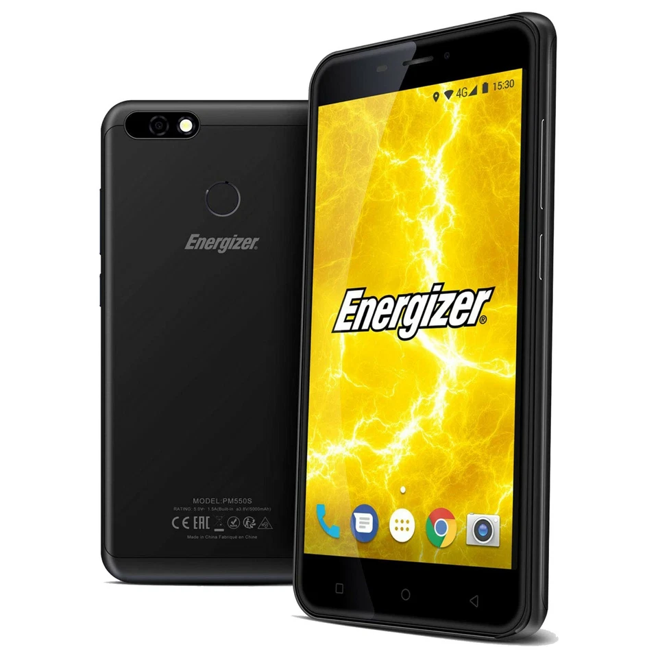 Energizer POWER MAX P550S Dual-SIM 16 GB negro desbloqueado de fábrica 4G/LTE GSM NUEVO EN CAJA Foto 2 de 3