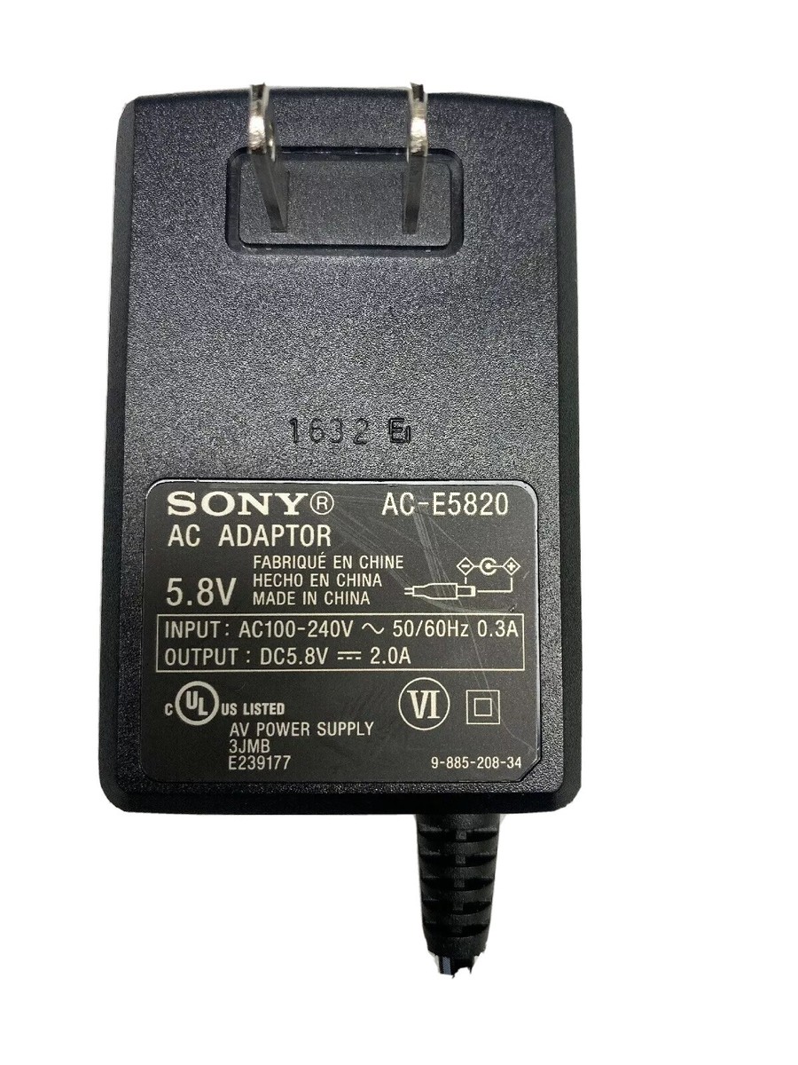 Genuine Sony AC Power Adapter Ac-34 7.5v for sale online | eBay