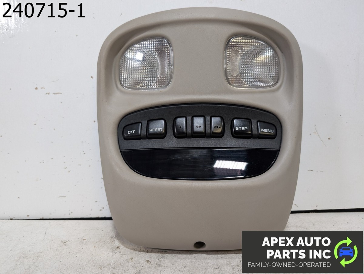 OEM 2000 Jeep Grand Cherokee 4.7L Overhead Console Map Dome