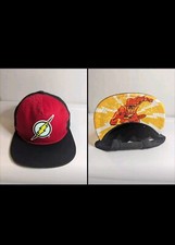 DC Comics FLASH Youth Snapback Adjustable Hat Very Good Condition