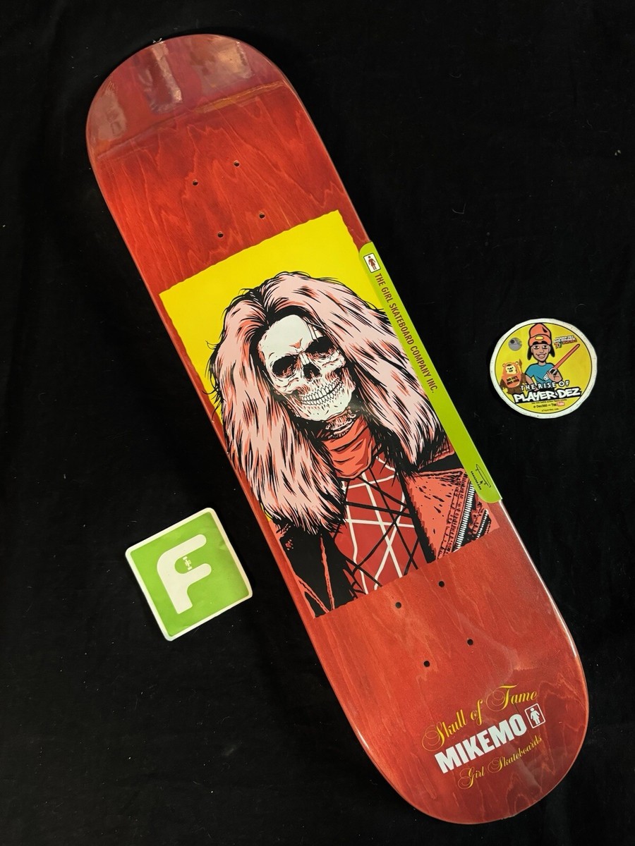 新品未使用！GIRLデッキ MIKE MO直筆サイン入り！ SUPER RARE Mike Mo Skull Of Fame Pro Model Girl Skateboard Deck In