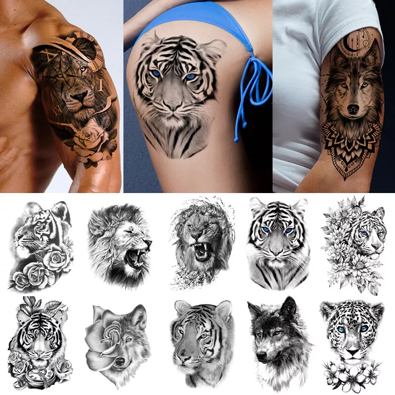 Lion Tattoo Design - Etsy-cheohanoi.vn