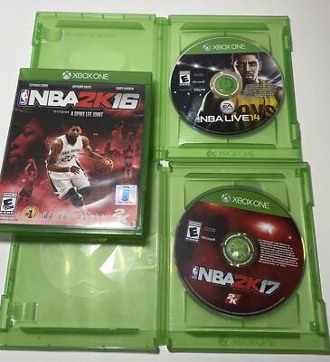 XBOX ONE NBA 2K 16 NBA Live 14 Lot Of Games