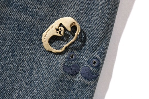 A Bathing Ape Denim Jacket Lightindi 7k80-140-308 | eBay
