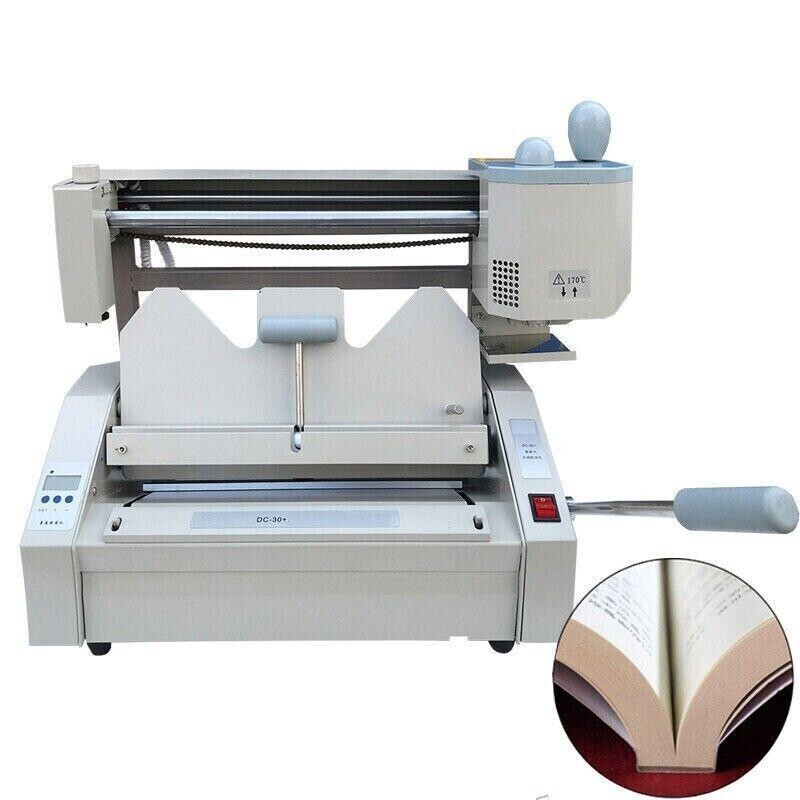 220V NEW HOT MELT GLUE BOOK BINDER PERFECT BINDING MACHINE A4 SIZE eBay