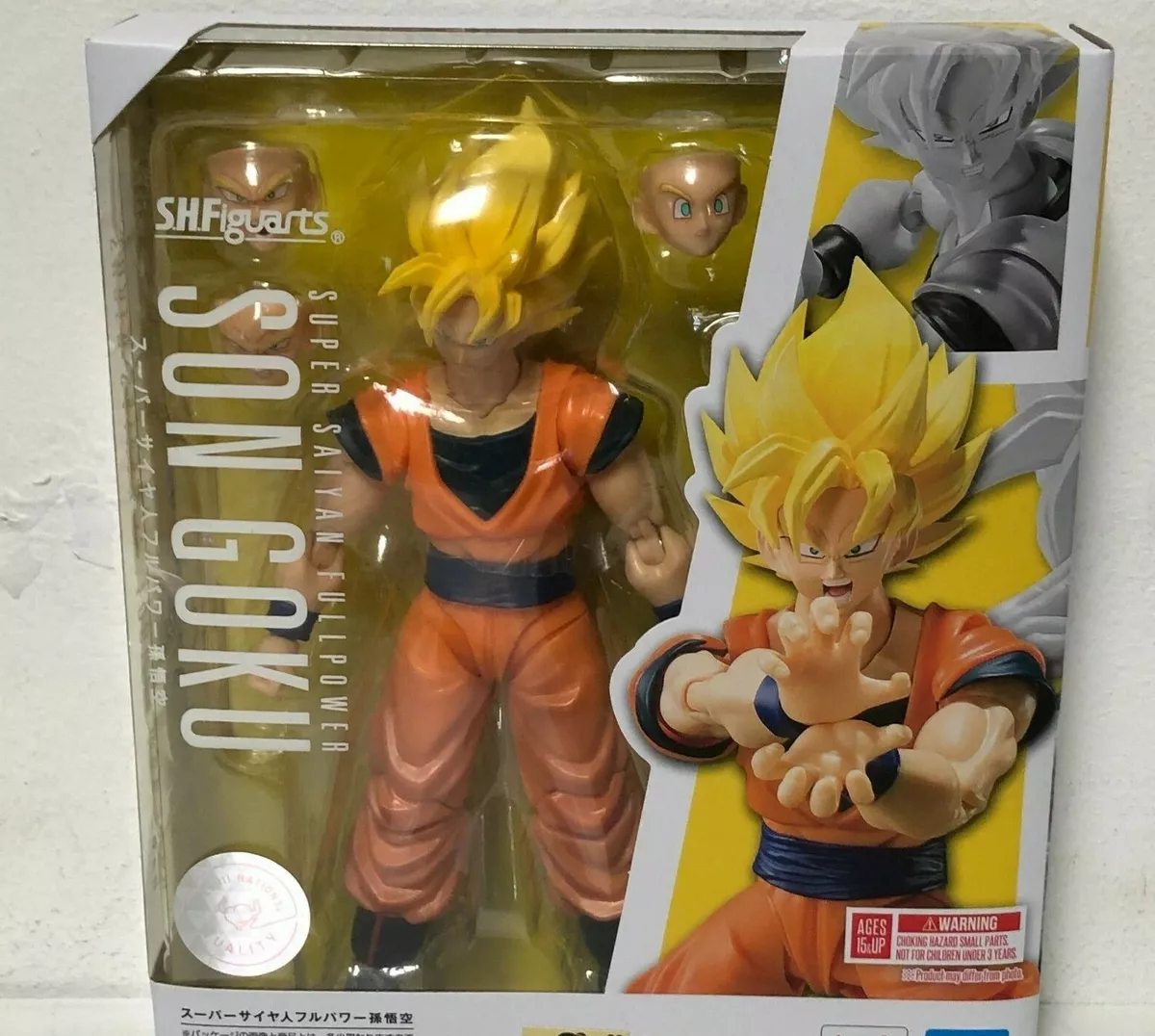 Action Figure Son Goku Super Sayajin Dragon Ball Z Bandai