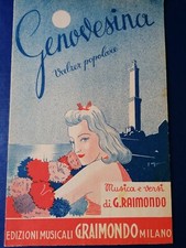ANTICO SPARTITO MUSICALE GENOVESINA ENTRA ALTRE FOTO ,