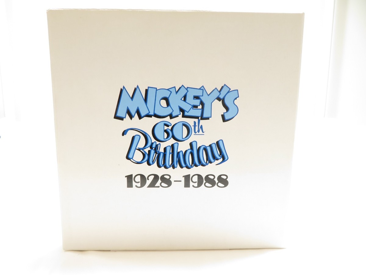 Disney Mickey's 60th Birthday Collectible Plate 1928-1988 NIB 7059