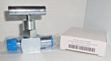 ⭐NEW IN BOX⭐ PIC Gauge NV-CS-1/4-GS-180-MXF Carbon Steel Straight Needle Valve