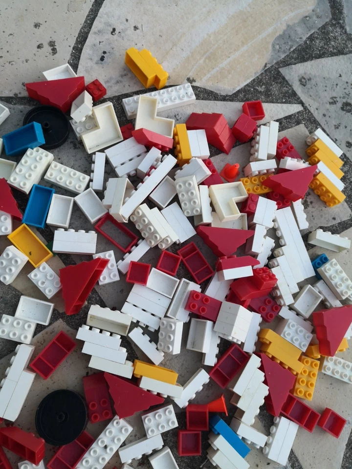  lot POLYBRIC Jeu de construction briques plastique vintage années 60/70 - Photo 4/4