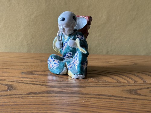 Antique Miniature Chinese Porcelain Figure Of A Boy In A Dog Mask. - Picture 8 of 24