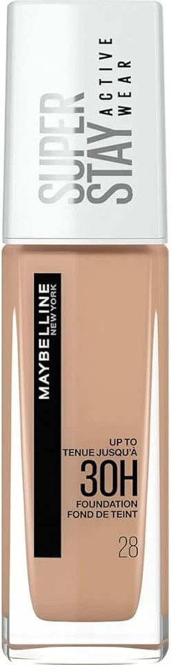 MAYBELLINE NEW YORK MAYBELLINE SUPERSTAY 30HR ACTIVE WEAR FOUNDATION - 28 SOFT BEIGE