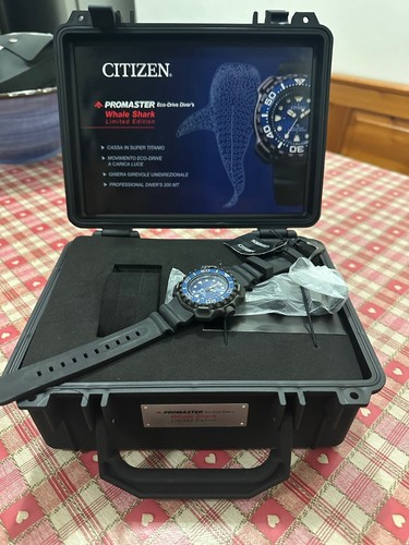 citizen aqualand promaster ecodrive diver's "whale shark" super titanio - Foto 3 di 6